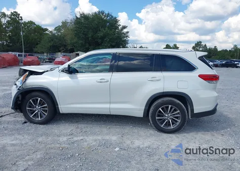 2018 Toyota Highlander Xle from USA, damaged, VIN 5TDKZRFH2JS531926